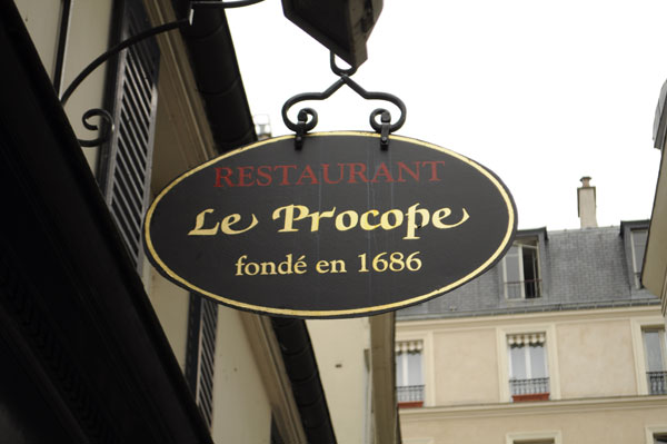 パリのカフェ：ル・プロコープ