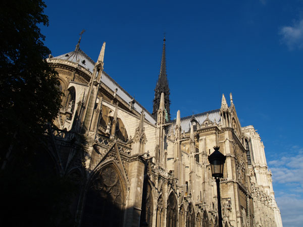 パリ人気モデルコースの観光スポット：ノートルダム大聖堂