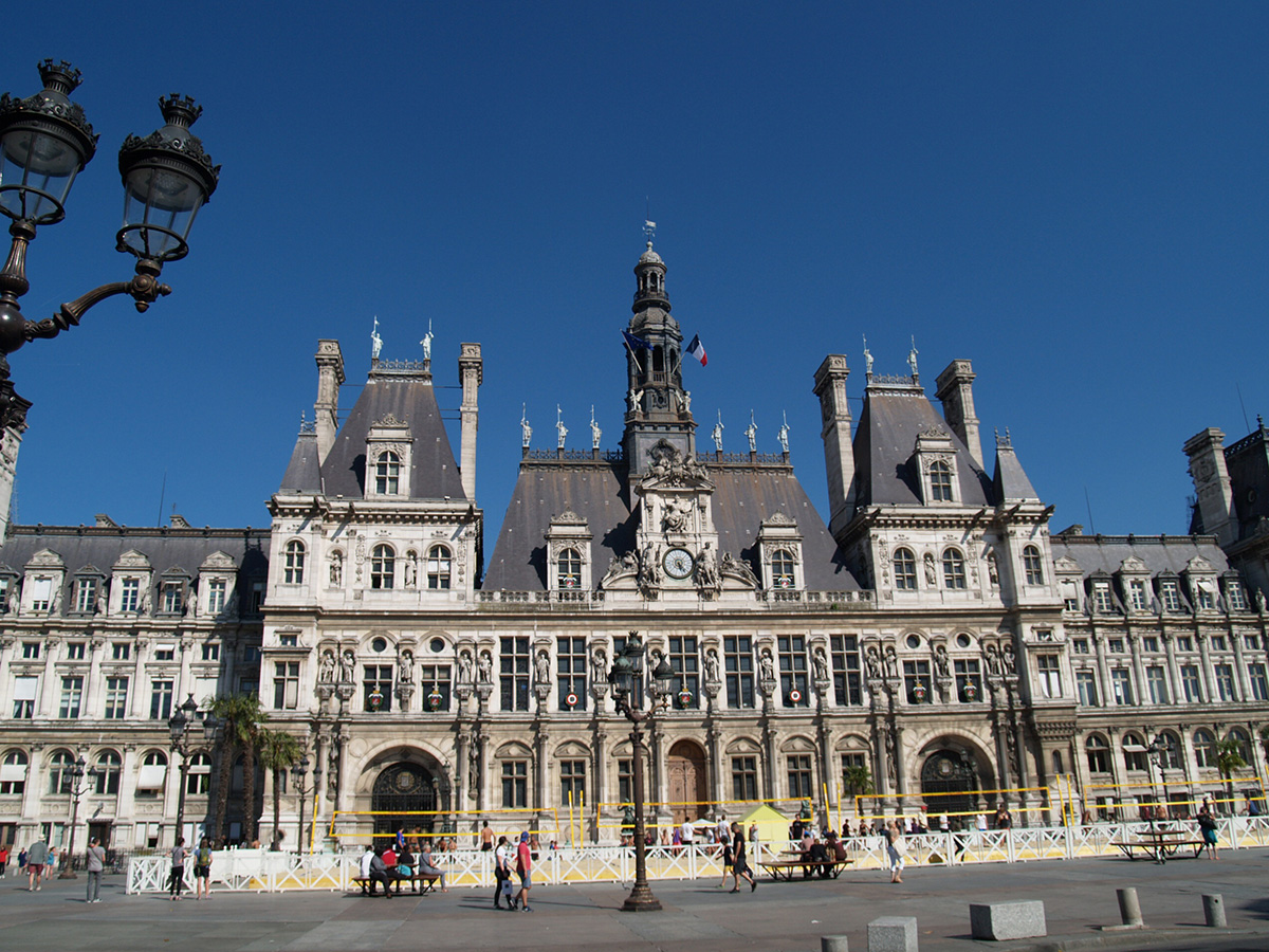 パリのオススメ散策モデルコースの観光地：パリ市庁舎