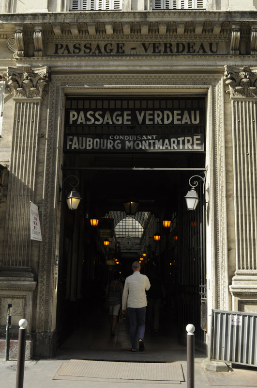 パリの観光地：パサージュ・ヴェルドー