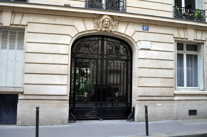 パリ文学スポット：ガートルード・スタインの家