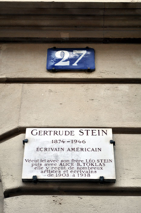 パリ文学スポット：ガートルード・スタインの家