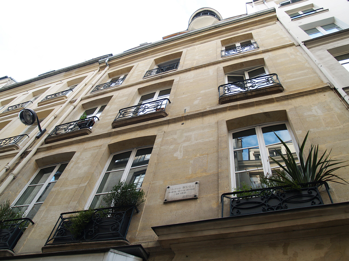 パリ芸術・文学スポット：ヴィクトル・ユゴーが1822年に住んだ家