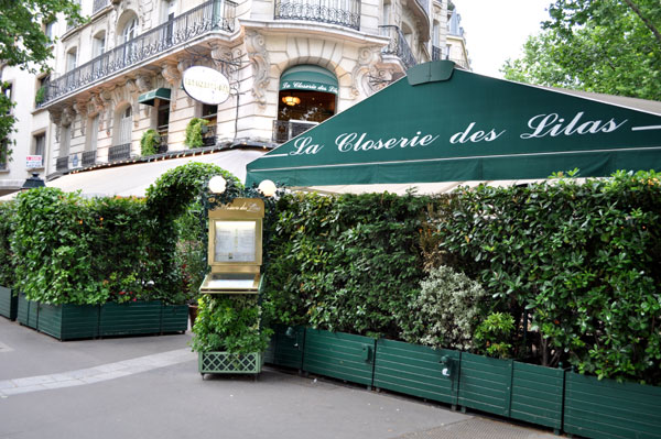 パリのカフェ：クロズリー・デ・リラ