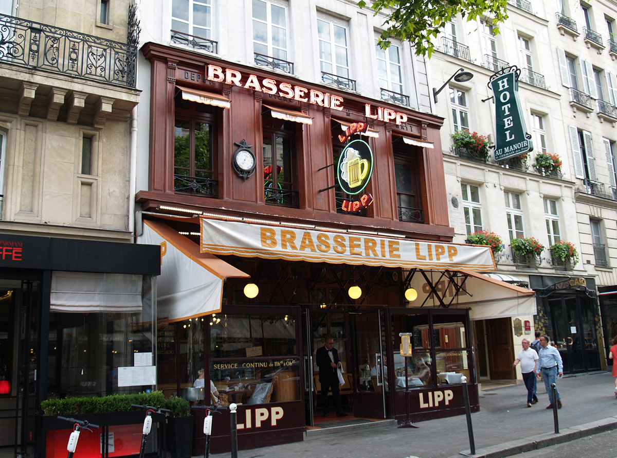 パリのカフェ・ブラッスリー：ブラッスリー・リップ