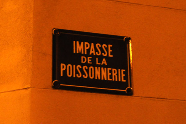 パリの通り：ポワソヌリ袋小路