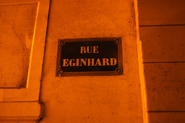パリの通り：エジナール通り