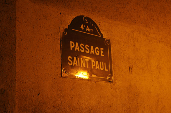 パリの通り：パサージュ・サン・ポール
