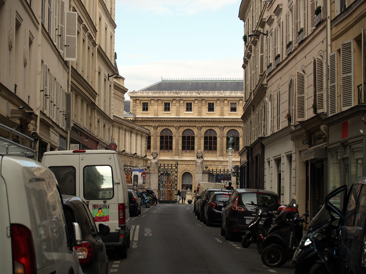 パリの通り：ボザール通り