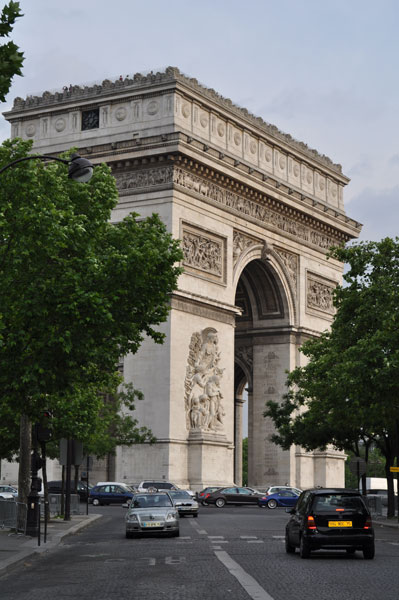 パリ観光地：凱旋門