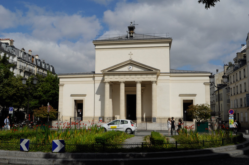パリ観光地：サント・マリー・デ・バティニョール教会